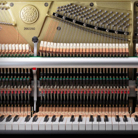 KAWAI K-300 M/PEP Parlak Siyah 122 CM Duvar Piyanosu