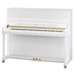 KAWAI K-300 WH/P  122 CM Parlak Beyaz Duvar Piyanosu