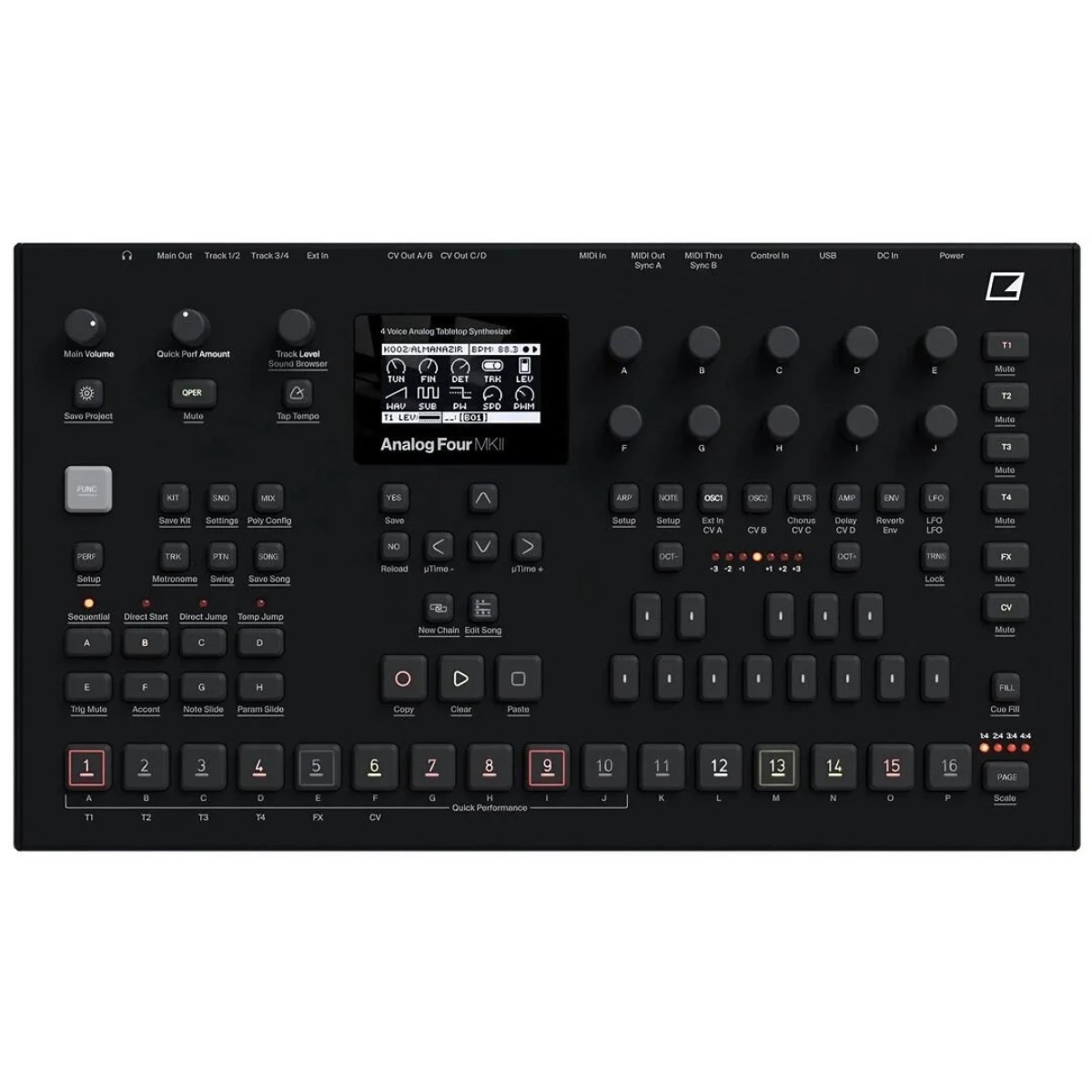Elektron Analog Four MKII Analog Synthesizer