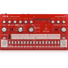 BEHRINGER RD-6-SB RHYTHM DESIGNER Analog Davul Makinesi (Transparan Kırmızı)