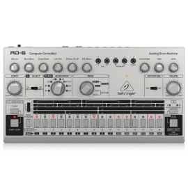 BEHRINGER RD-6-SR RHYTHM DESIGNER Analog Davul Makinesi (Gümüş Gri)