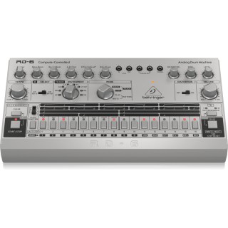 BEHRINGER RD-6-SR RHYTHM DESIGNER Analog Davul Makinesi (Gümüş Gri)