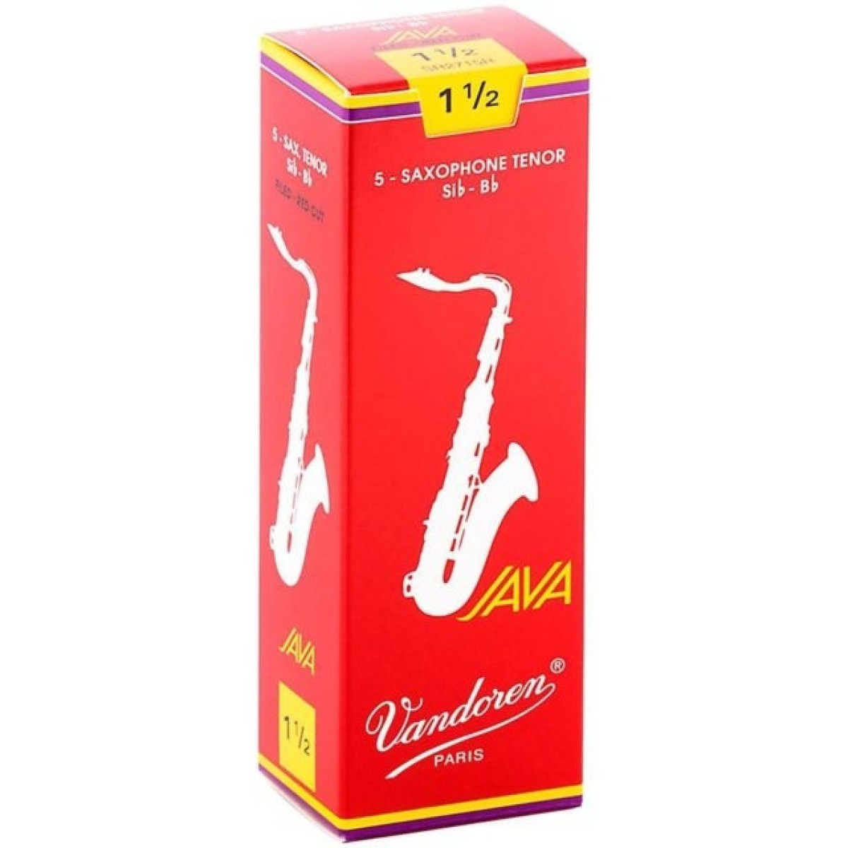 VANDOREN SR2715R / JAVA 1,5 Numara Tenor Saksafon Kamışı - 5li Kutu