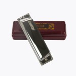 EAST TOP T10 Paslanmaz Çelik Gövde / 10 Delikli / Gümüş-Altın Renk Harmonica