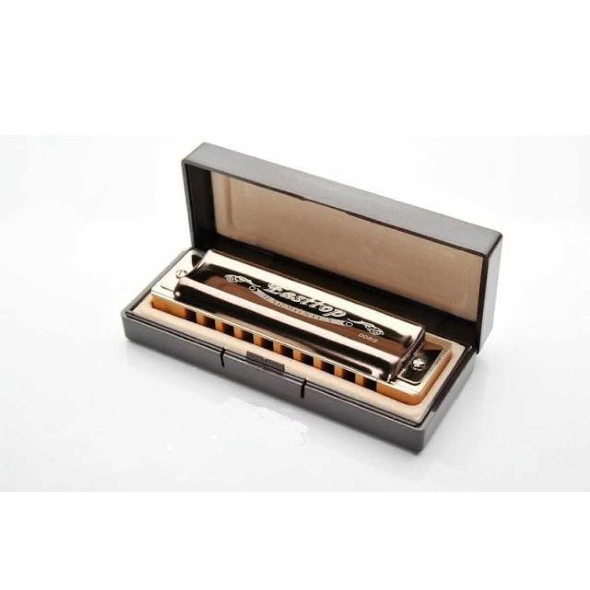 EAST TOP T008S Bakır Gövde / 10 Delikli / Mat Siyah-Gümüş Renk Harmonica