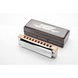 EAST TOP T008S Bakır Gövde / 10 Delikli / Mat Siyah-Gümüş Renk Harmonica