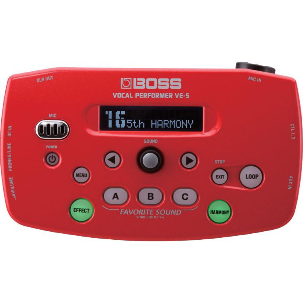 Boss VE-5-RD Vokal Performer Vokal Prosesörü Boss VE-5-RD Vokal Performer Vokal Prosesörü