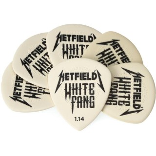 Jim Dunlop PH122P114 James Hetfield White Fang 6lı Paket Pena (1 mm) Jim Dunlop PH122P114 James Hetfield White Fang 6lı Paket Pena (1 mm)