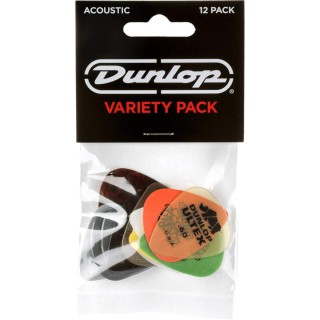 Jim Dunlop PVP112 Pick Acoustic Var 12li Paket Pena Jim Dunlop PVP112 Pick Acoustic Var 12li Paket Pena