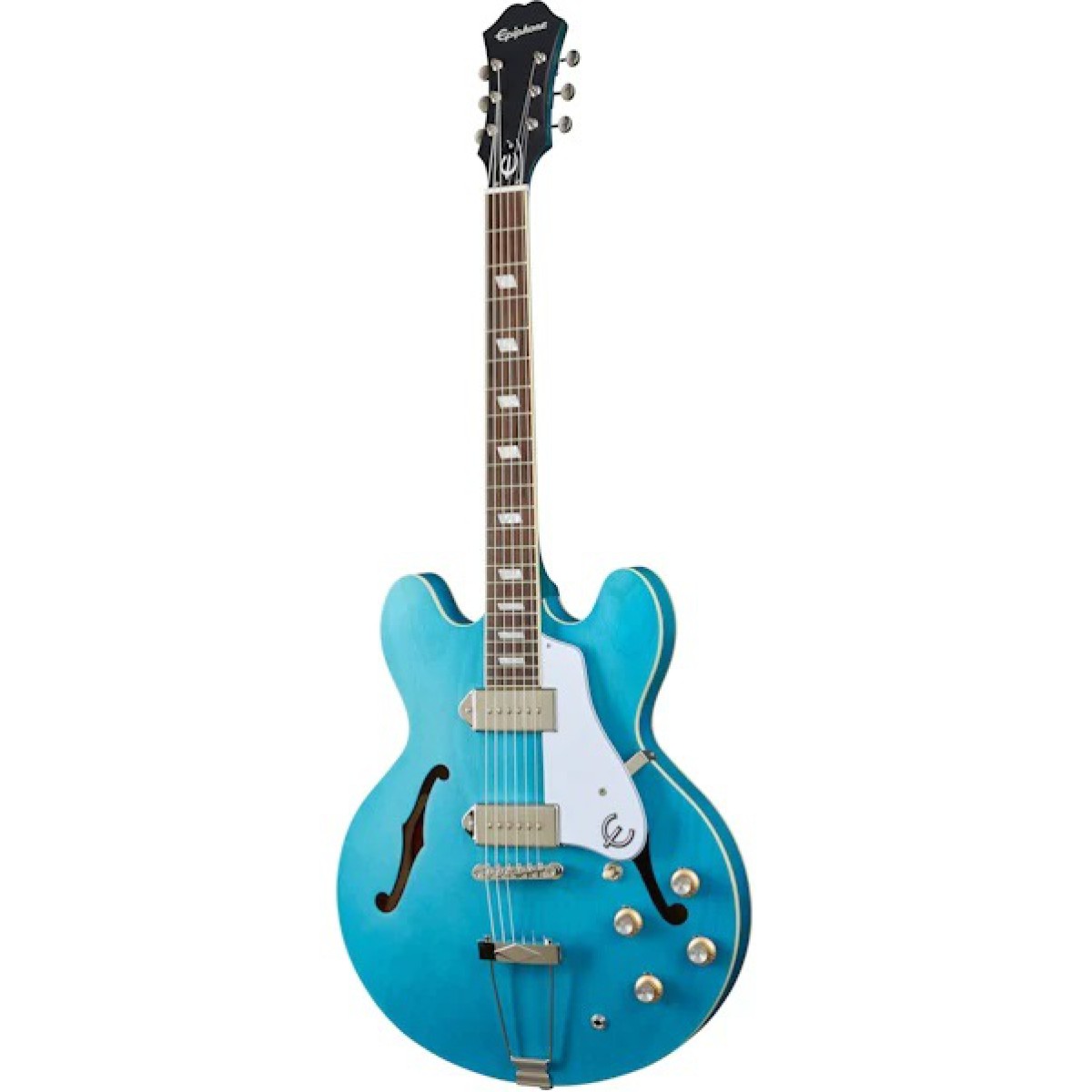 Epiphone Casino Worn Hollowbody Elektro Gitar (Worn Blue Denim)