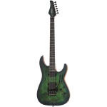 Schecter C-6 Pro FR Elektro Gitar (Aqua Burst)