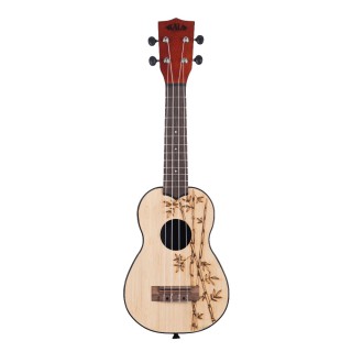 Kala Bamboo Top Ukadelic Soprano Ukulele (Bamboo) Kala Bamboo Top Ukadelic Soprano Ukulele (Bamboo)