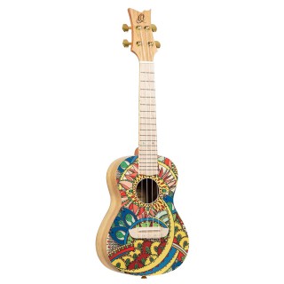 Ortega RUAR-MI Art Series Concert Ukulele (Mystic India) Ortega RUAR-MI Art Series Concert Ukulele (Mystic India)