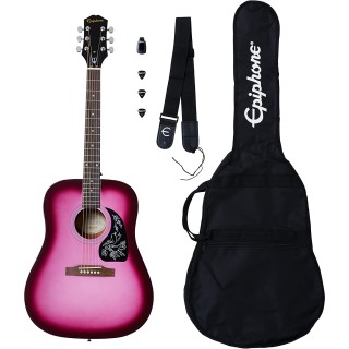 Epiphone Starling Akustik Gitar Başlangıç Paketi (Hot Pink Pearl) Epiphone Starling Akustik Gitar Başlangıç Paketi (Hot Pink Pearl)