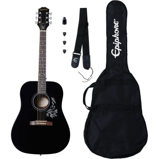 Epiphone Starling Akustik Gitar Başlangıç Paketi (Siyah) Epiphone Starling Akustik Gitar Başlangıç Paketi (Siyah)