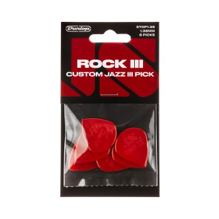 Jim Dunlop 570P138 Rock III Nylon Custom Jazz III Pena (6'lı Paket) Jim Dunlop 570P138 Rock III Nylon Custom Jazz III Pena (6'lı Paket)