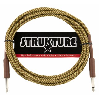 Strukture SC10TW 6mm Sarı Enstrüman Kablosu (3 Metre) Strukture SC10TW 6mm Sarı Enstrüman Kablosu (3 Metre)