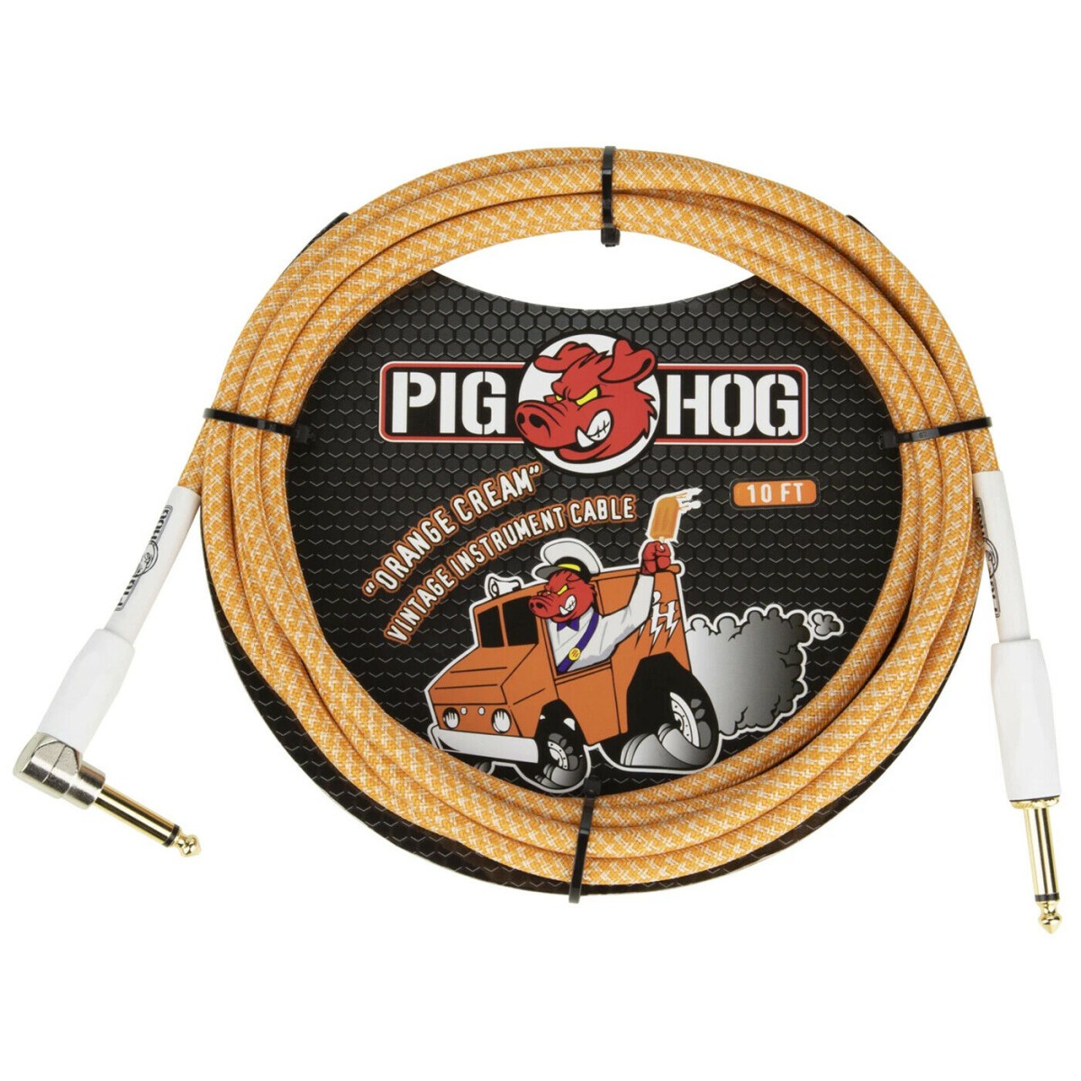 Pig Hog PCH102OCR 'orange Creme' Enstrüman Kablosu (3 Metre) Pig Hog PCH102OCR 'orange Creme' Enstrüman Kablosu (3 Metre)