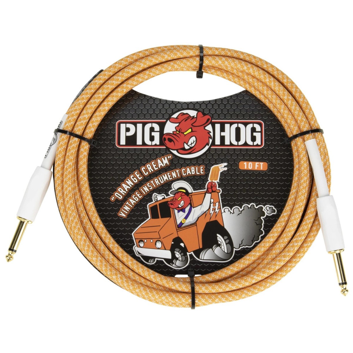 Pig Hog PCH102OC 'orange Creme' Enstrüman Kablosu (3 Metre) Pig Hog PCH102OC 'orange Creme' Enstrüman Kablosu (3 Metre)