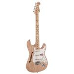 SX SST/ALDER/H/NA Hollow Body Elektro Gitar (Natural)