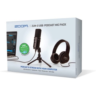 Zoom ZUM-2 USB Podcast Seti Zoom ZUM-2 USB Podcast Seti