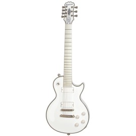 Epiphone Les Paul Custom 7 Elektro Gitar (Alpine White)