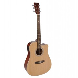 SX SD204CE Cutaway Elektro Akustik Gitar (Natural) SX SD204CE Cutaway Elektro Akustik Gitar (Natural)