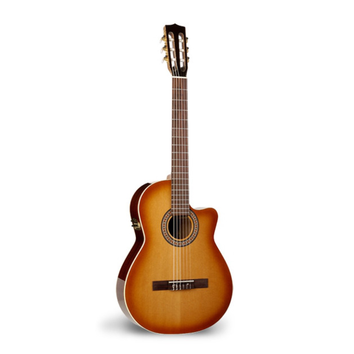 La Patrie Hybrid CW Qii Elektro Klasik Gitar (Light Burst)