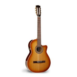 La Patrie Hybrid CW Qii Elektro Klasik Gitar (Light Burst)