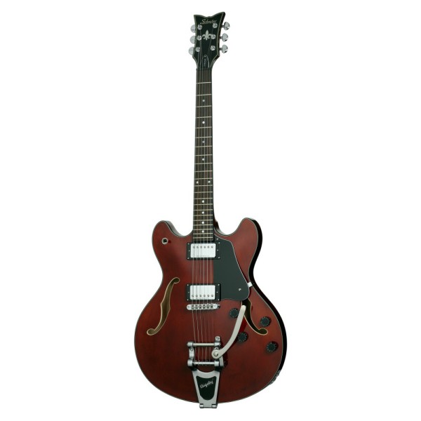 Schecter Corsair W/bigsby Elektro Gitar (Gloss Walnut)