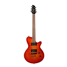 Godin LG HB Elektro Gitar (Cherry Burst Flame) Godin LG HB Elektro Gitar (Cherry Burst Flame)