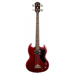 Epiphone EB-0 Chrome Hardware Bas Gitar (Cherry)