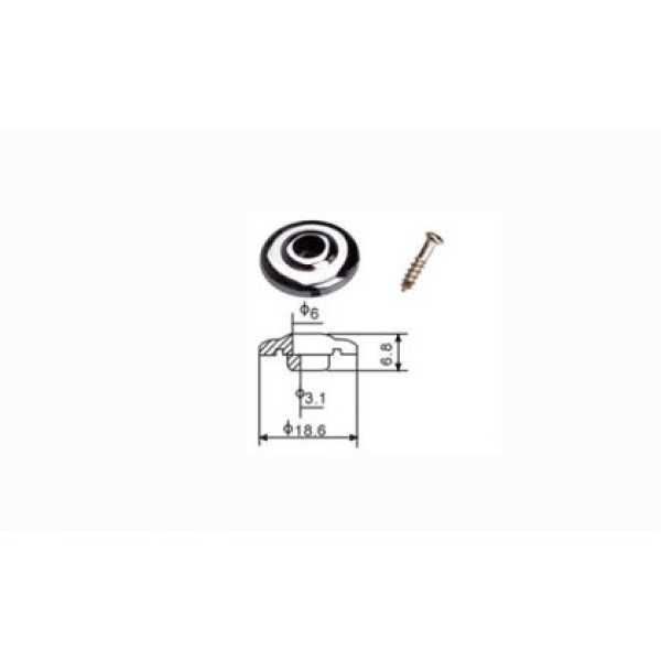 Dr. Parts SR2/CR Bass String Retainers (Krom)