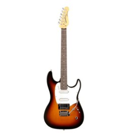 Godin Progression RN Elektro Gitar (Vintage Burst Flame)