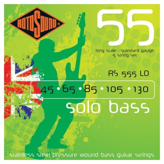 Rotosound RS555LD Linea Pressure Wound 5 Telli Bas Gitar Teli (45-130)