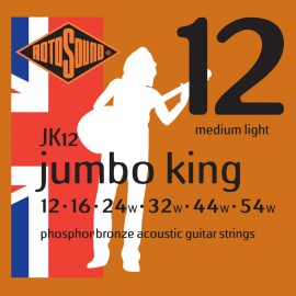 Rotosound JK12 Jumbo King Akustik Gitar Teli (12-54) Rotosound JK12 Jumbo King Akustik Gitar Teli (12-54)