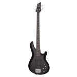 Schecter C-4 Deluxe Bas Gitar (See-Thru Black)