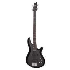 Schecter C-4 Deluxe Bas Gitar (See-Thru Black)