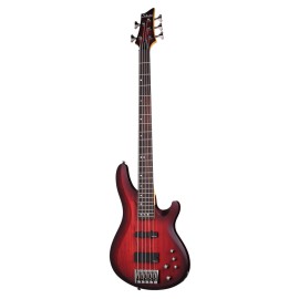 Schecter C-5 Custom Bas Gitar (Trans Crimson Stain) Schecter C-5 Custom Bas Gitar (Trans Crimson Stain)
