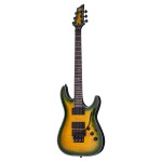 Schecter Hellraiser C-1 FR Passive Elektro Gitar (Dragon Burst)