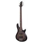 Schecter C-5 Custom Bas Gitar (Trans Black Stain)