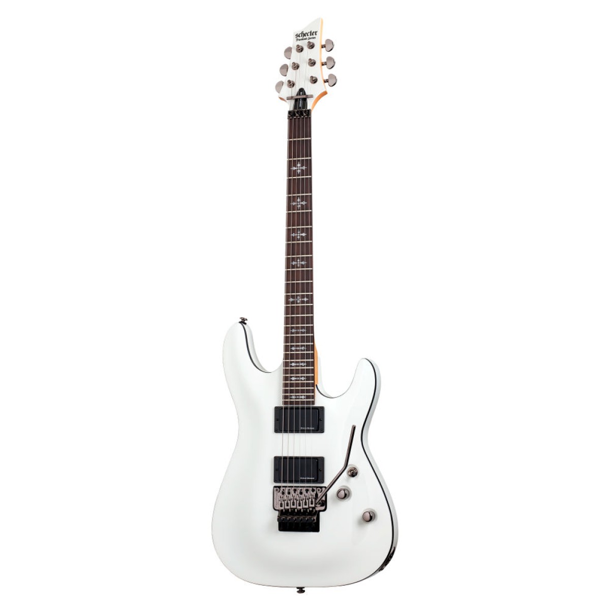 Schecter Demon-6 FR Elektro Gitar (Vintage White)