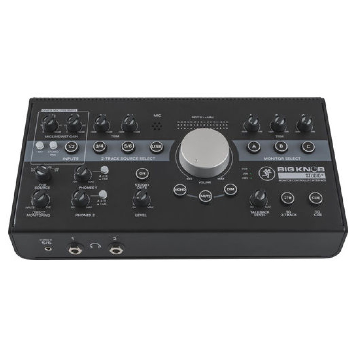 Mackie Big Knob Studio+ 4 Giriş 3 Çıkış Ses Kartı ve Monitör Kontrol Ünitesi Mackie Big Knob Studio+ 4 Giriş 3 Çıkış Ses Kartı ve Monitör Kontrol Ünitesi