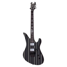 Schecter Synyster Custom FR Elektro Gitar (Gloss Black & Silver Pin Stripes) Schecter Synyster Custom FR Elektro Gitar (Gloss Black & Silver Pin Stripes)