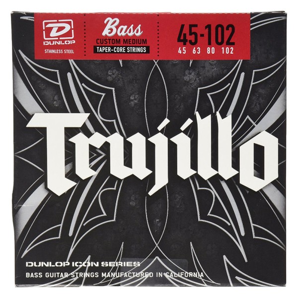 Jim Dunlop RTT45102T Robert Trujillo Icon Series Signature Bas Gitar Teli (45-102)