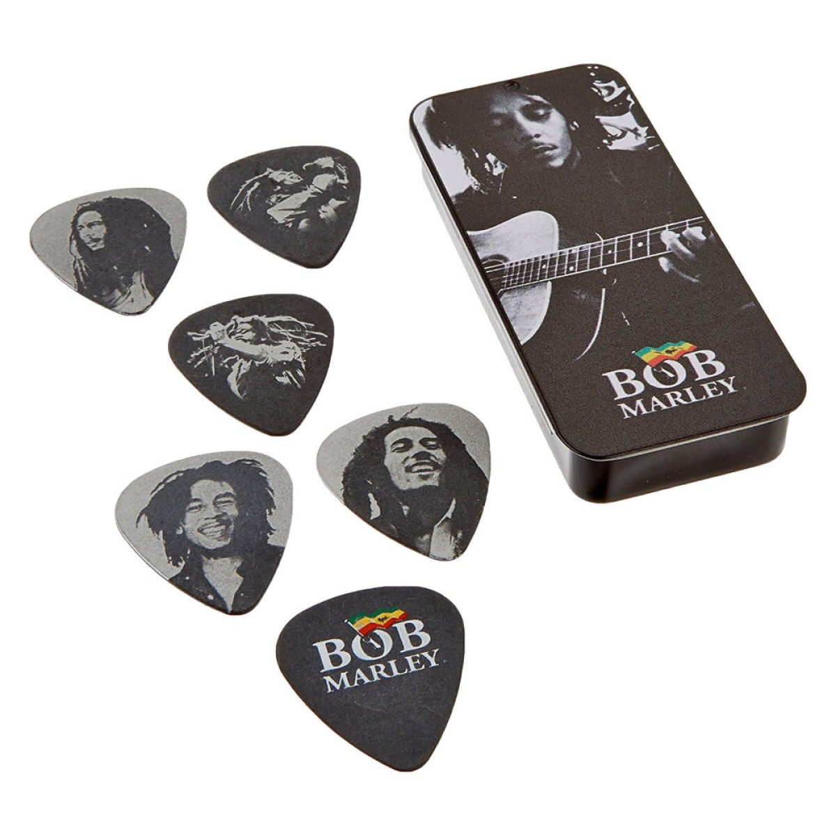 Jim Dunlop Bob Marley 6lı Pena Seti (Medium) Jim Dunlop Bob Marley 6lı Pena Seti (Medium)