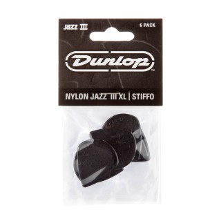 Jim Dunlop Jazz III XL Stiffo 6lı Pena Seti Jim Dunlop Jazz III XL Stiffo 6lı Pena Seti
