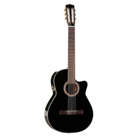 La Patrie Hybrid CW Crescent Elektro Klasik Gitar (Siyah)