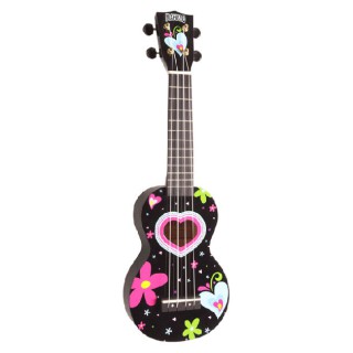 Mahalo Soprano Ukulele (Heart Black) Mahalo Soprano Ukulele (Heart Black)