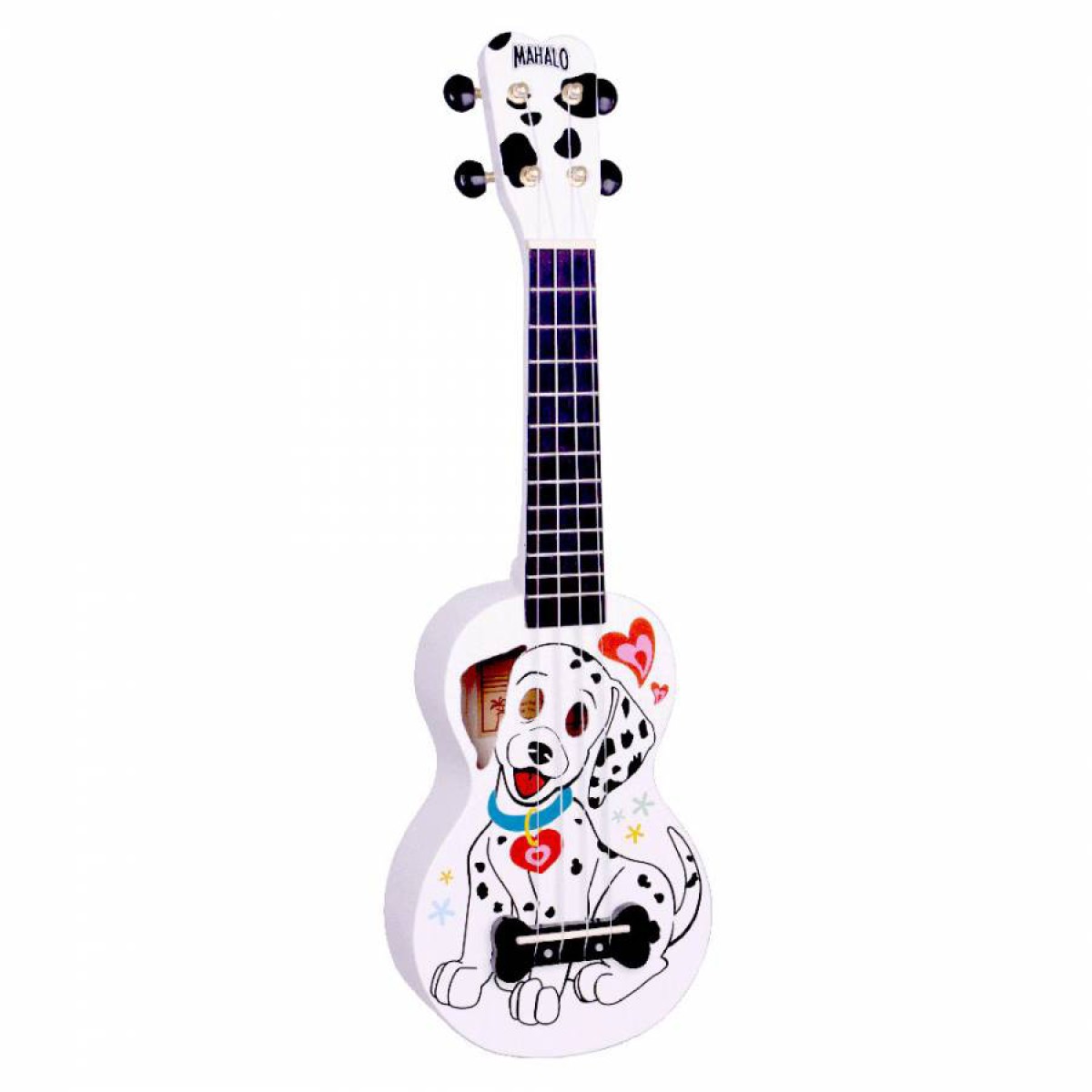 Mahalo Soprano Ukulele (Dalmatian White) Mahalo Soprano Ukulele (Dalmatian White)